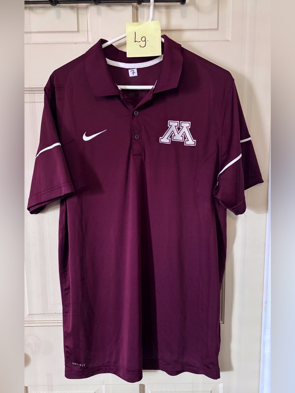 Nike Dri-Fit polo shirt featuring MINNESOTA GOLDEN GOPHERS